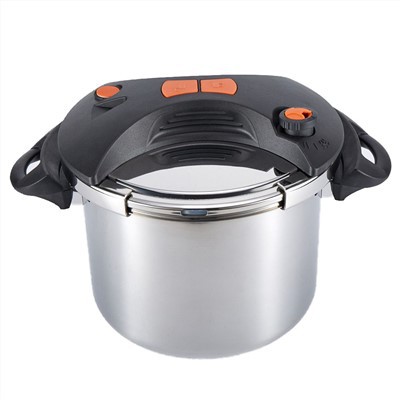 Induction Use Stainless Steel Large Pressure Cooker with Handle