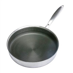 Stainless Steel Frypan for with Lid